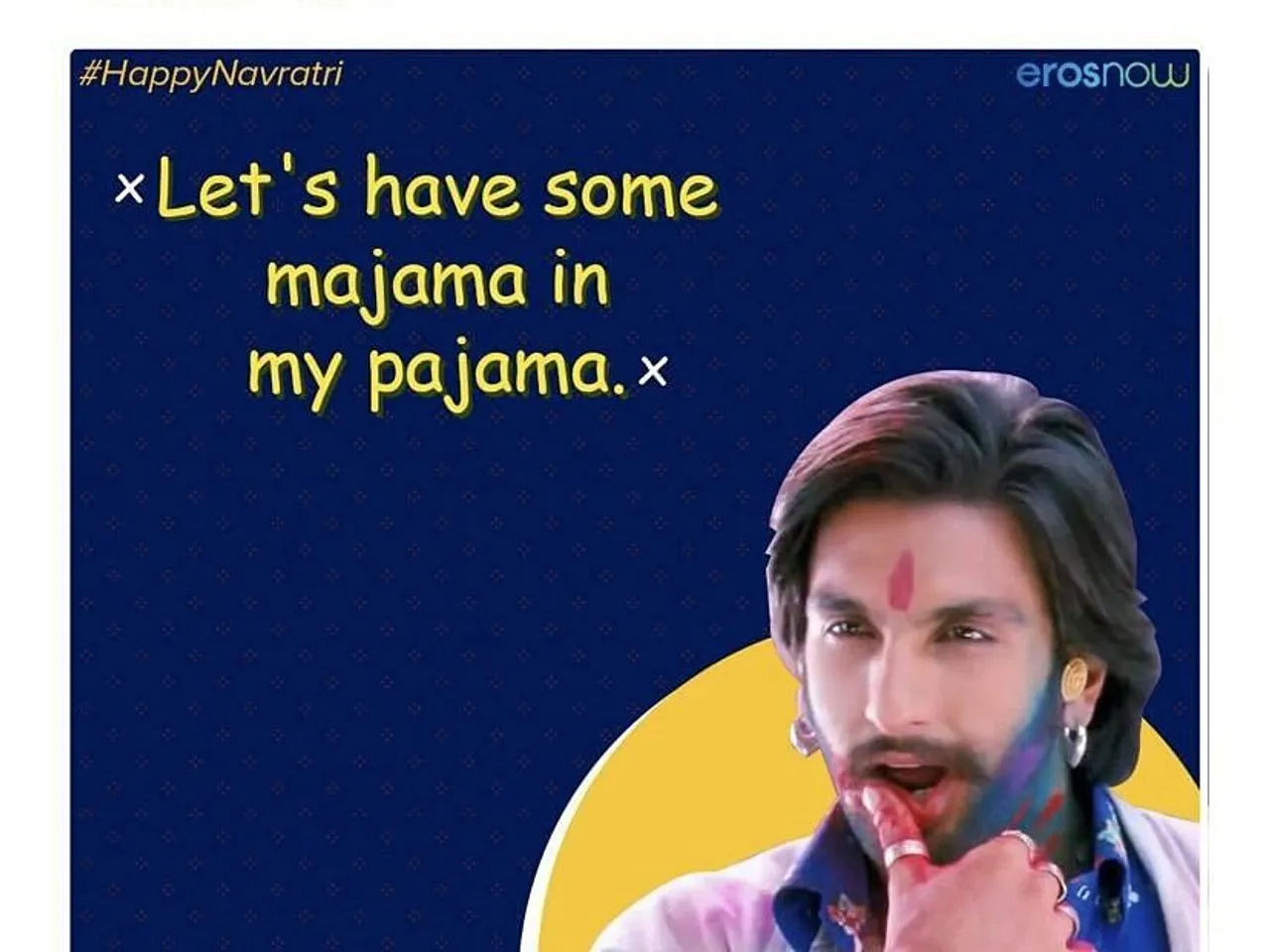 OTT platform Eros Now pulls down naughty Navratri posts after backlash