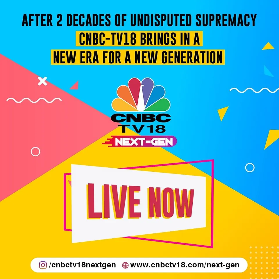 CNBC-TV18 launches a sub-brand “Next Gen”