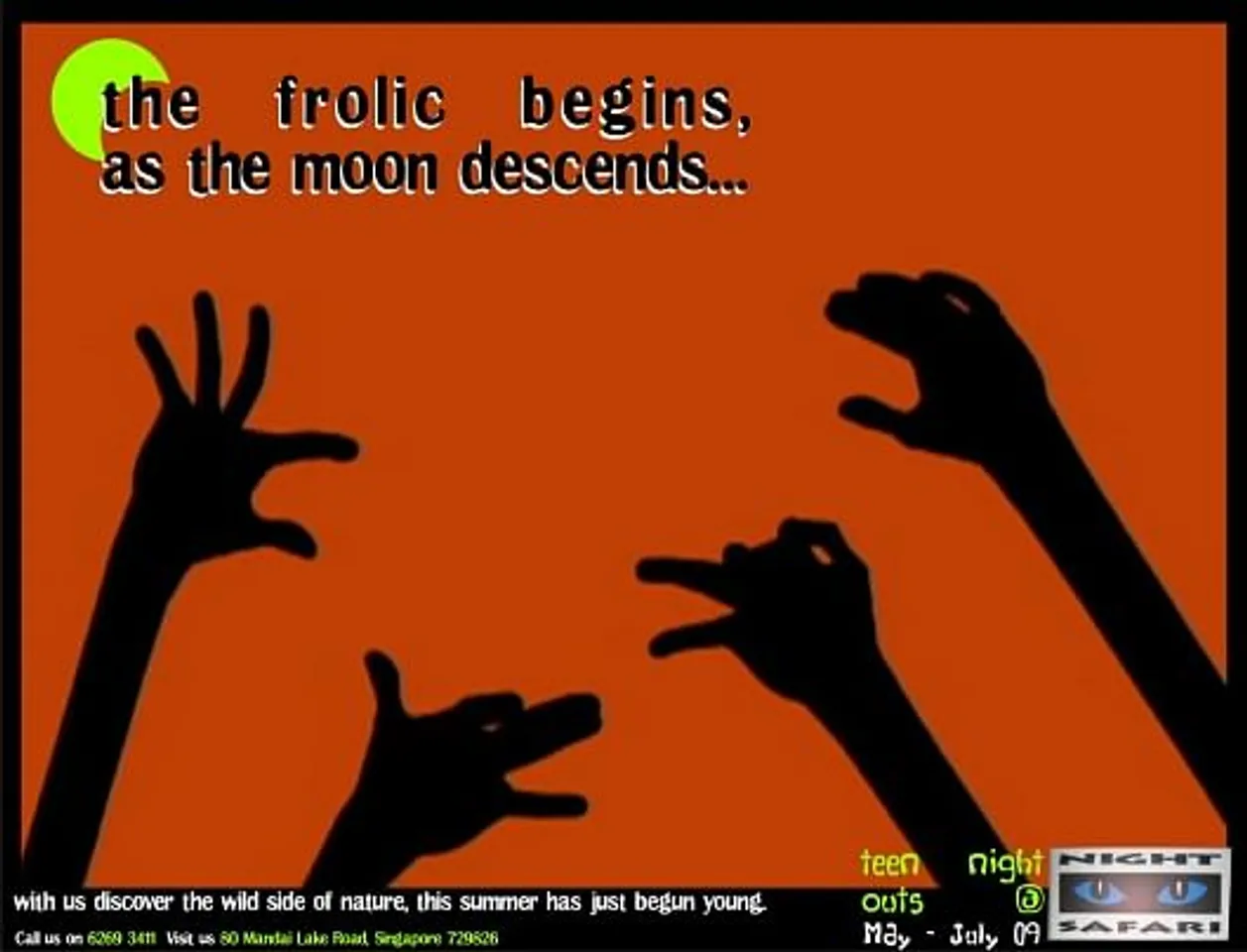 as the moon descends