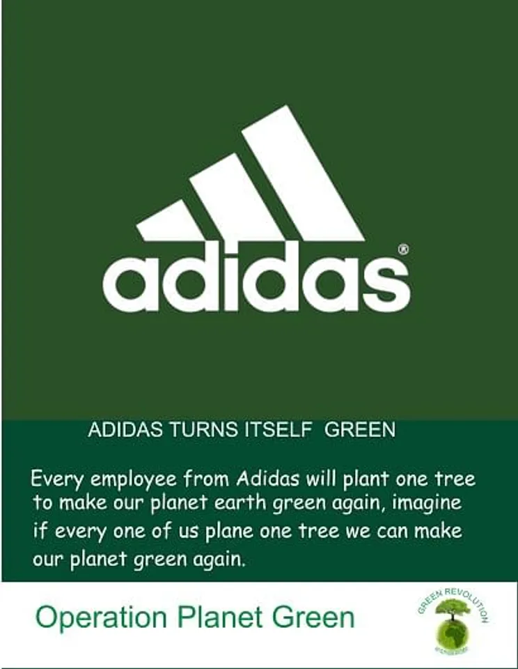 Adidas Turns Green