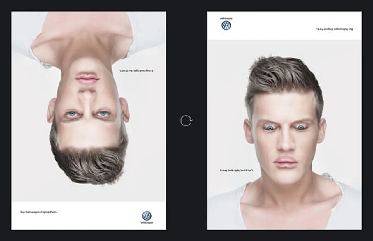 Wrong faces 1 - It may look right, but it isn't.