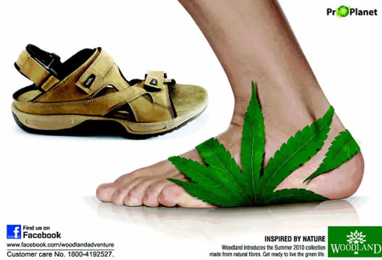 Leaves on foot