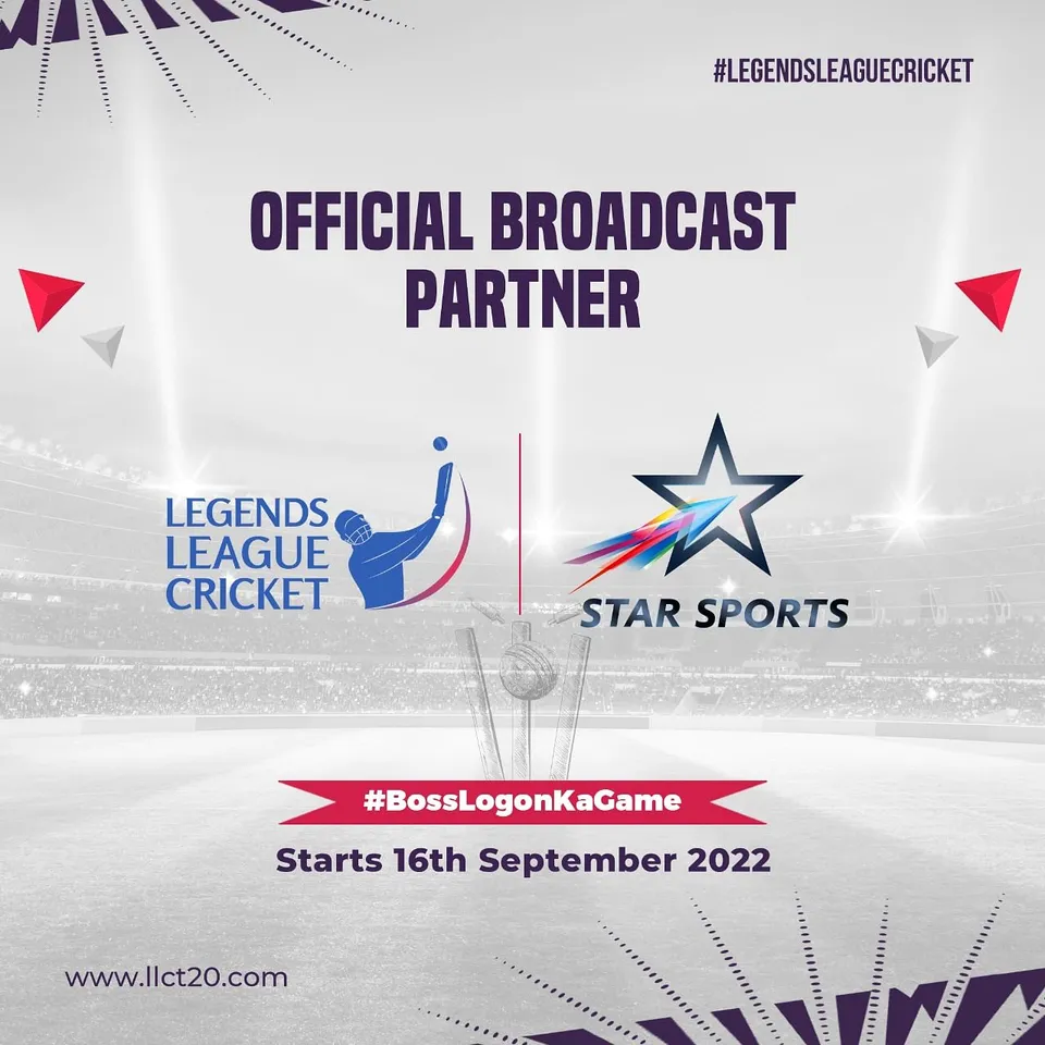 Disney Star acquires broadcast rights of Season 2 of Legends League Cricket in India