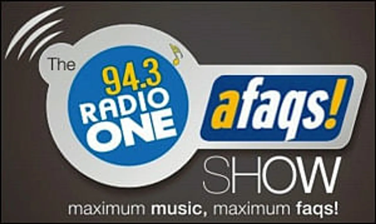 afaqs! now on radio; partners Radio One