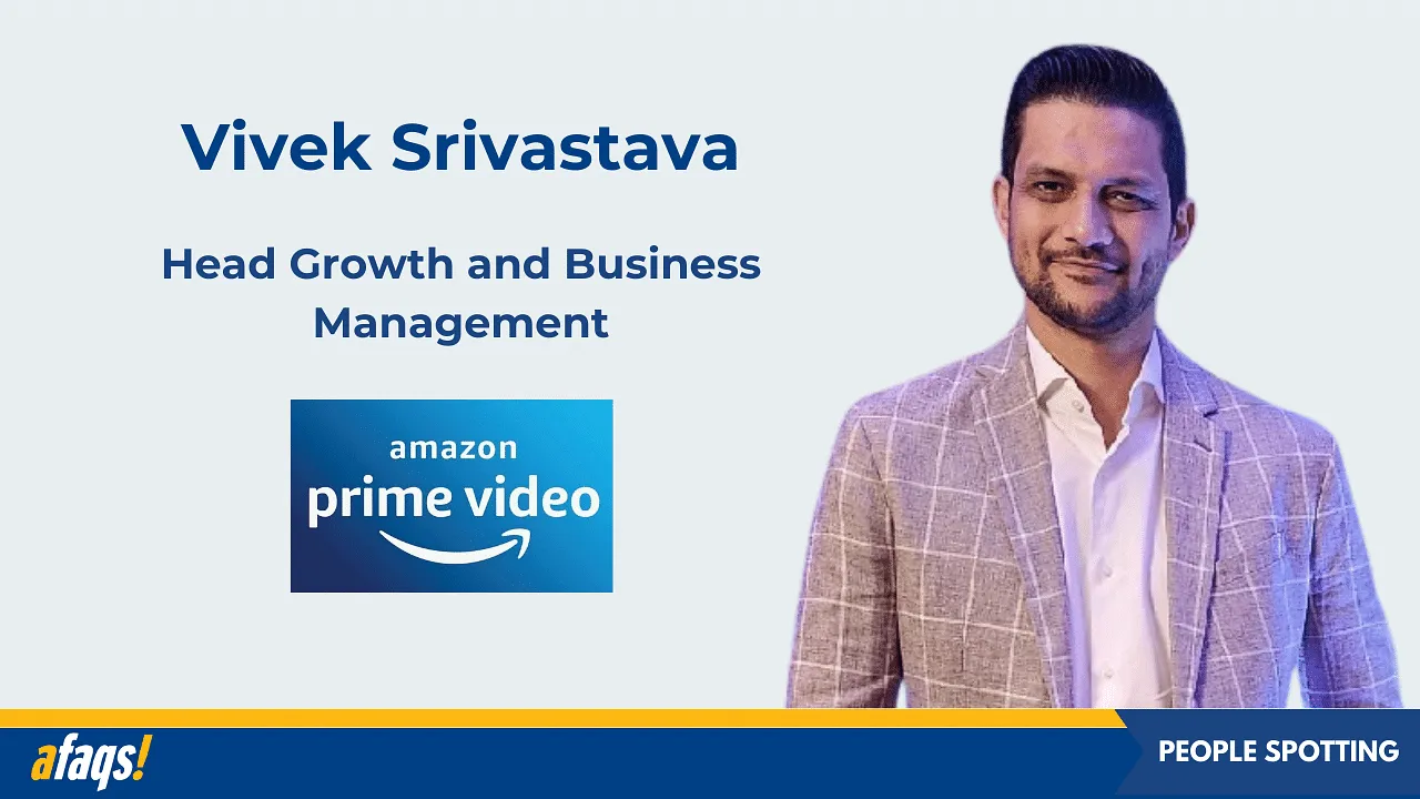 Amazon Prime Video India promotes Vivek Srivastava as head of growth and business management