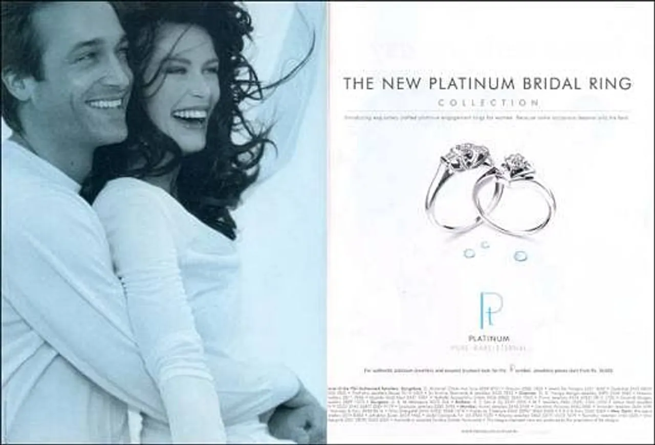 The new platinum bridal ring collection