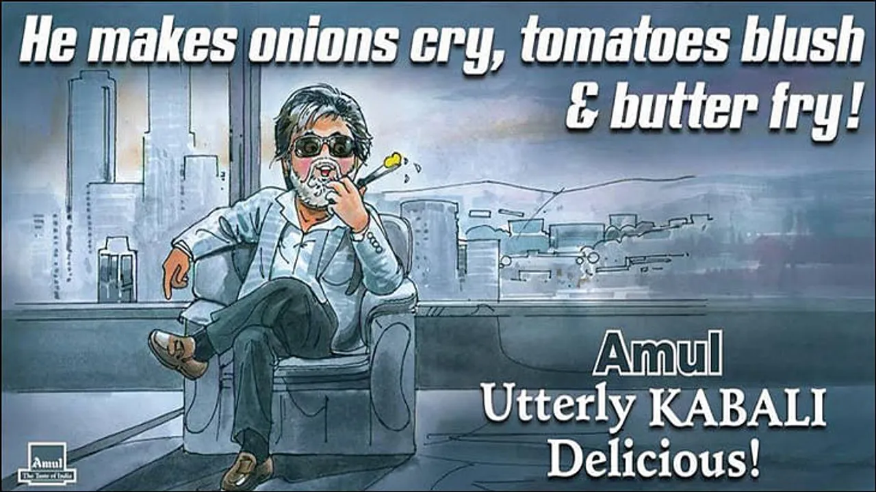 afaqs! Creative Showcase: Here's Amul's 'Kabalicious' take on Superstar Rajinikanth