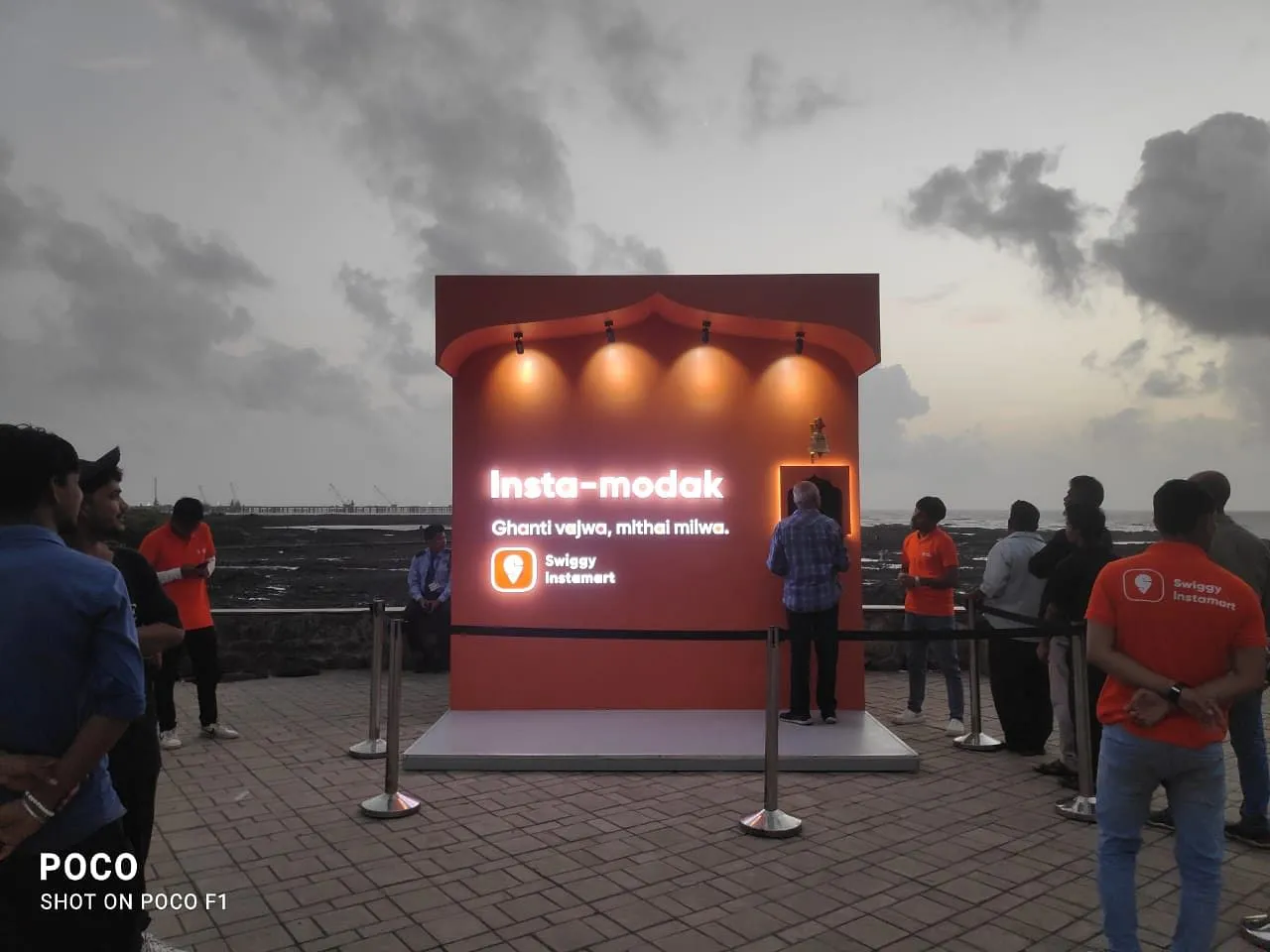 Swiggy Instamart installs free modak dispenser for Ganesh Utsav in Mumbai