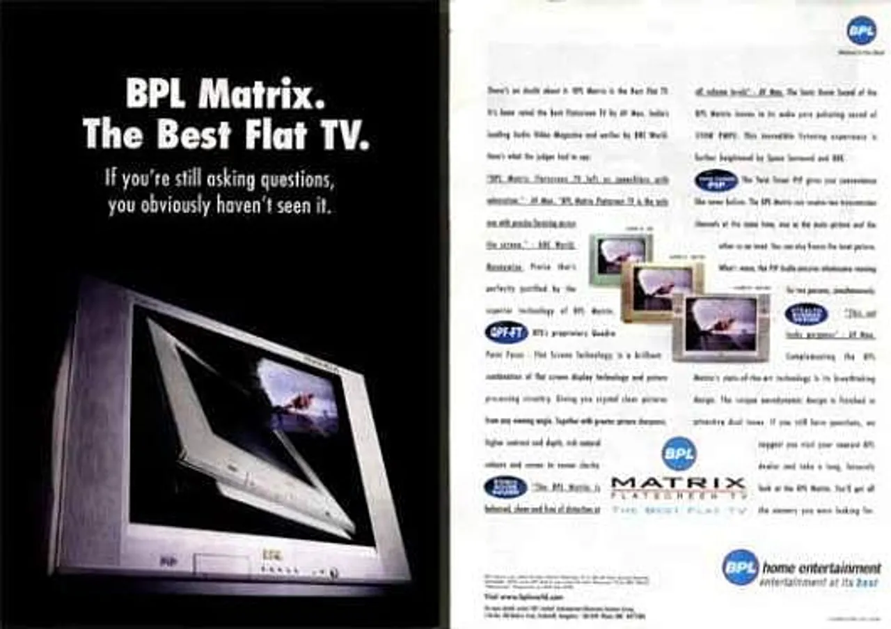 BPL Matrix. The Best Flat TV.