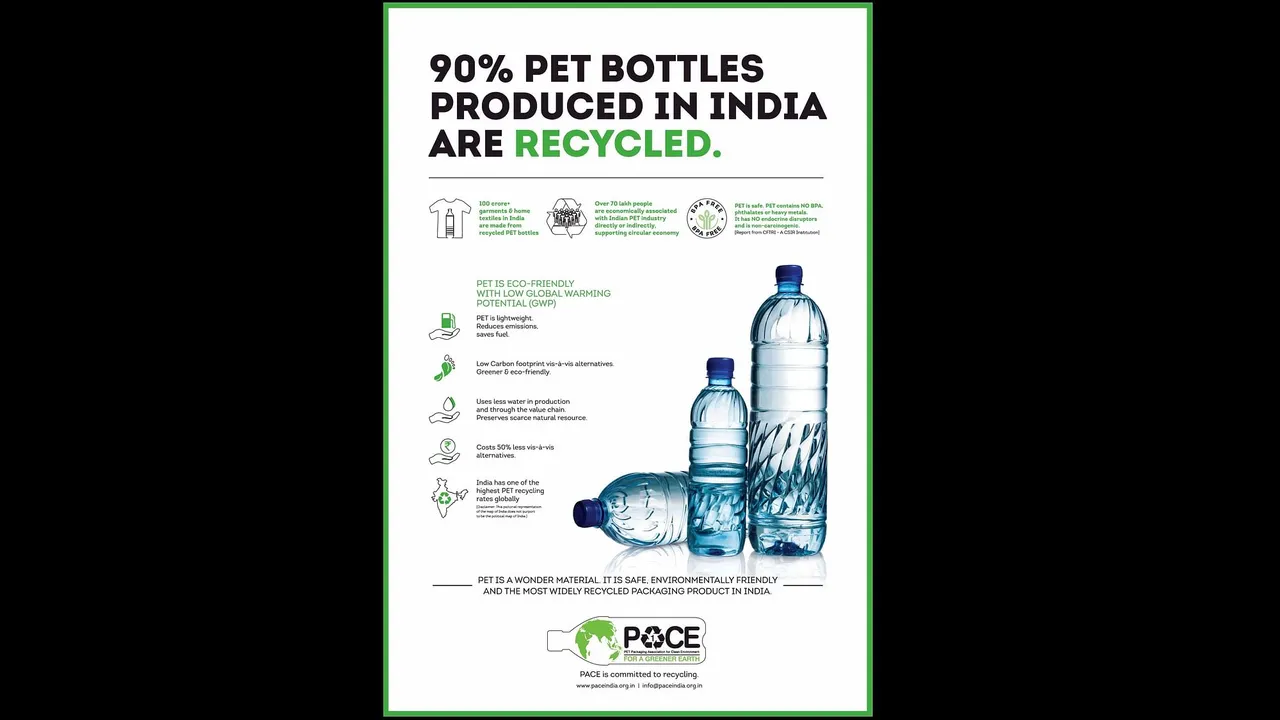 PACE India promotes recyclable plastics in print ad