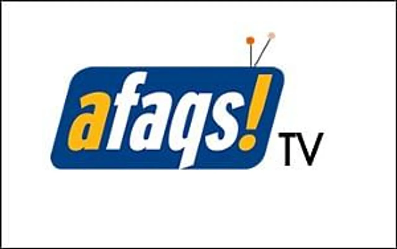 afaqs! launches online video channel, afaqs! TV 