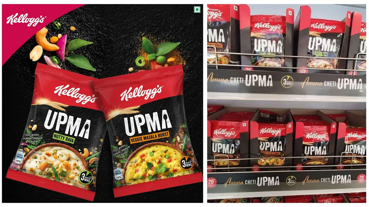 After corn flakes, chocos, oats and muesli, Kellogg’s goes the upma way…