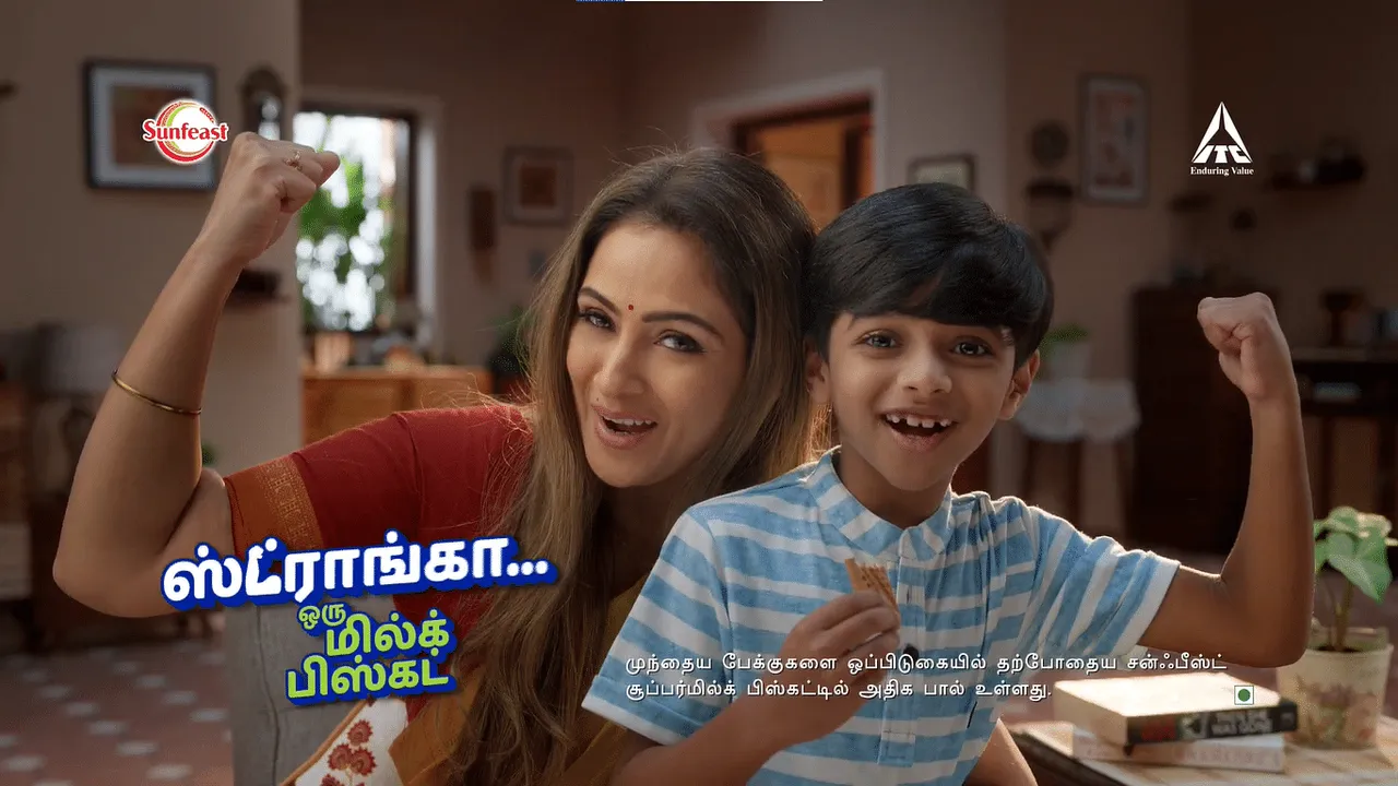 ITC Sunfeast roped in two South Indian celebrities for their new product 