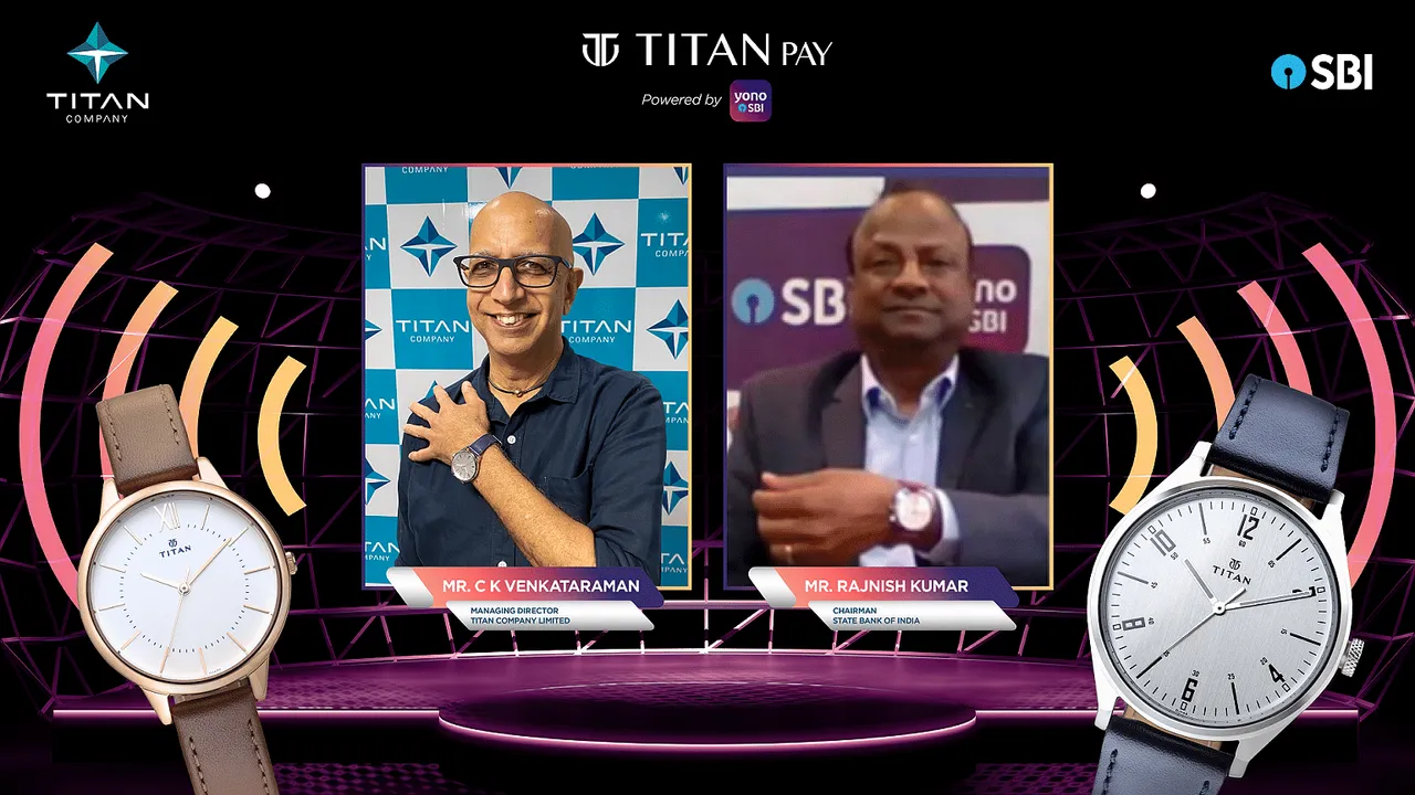 Titan Company with SBI launches India’s first contactless payment watches