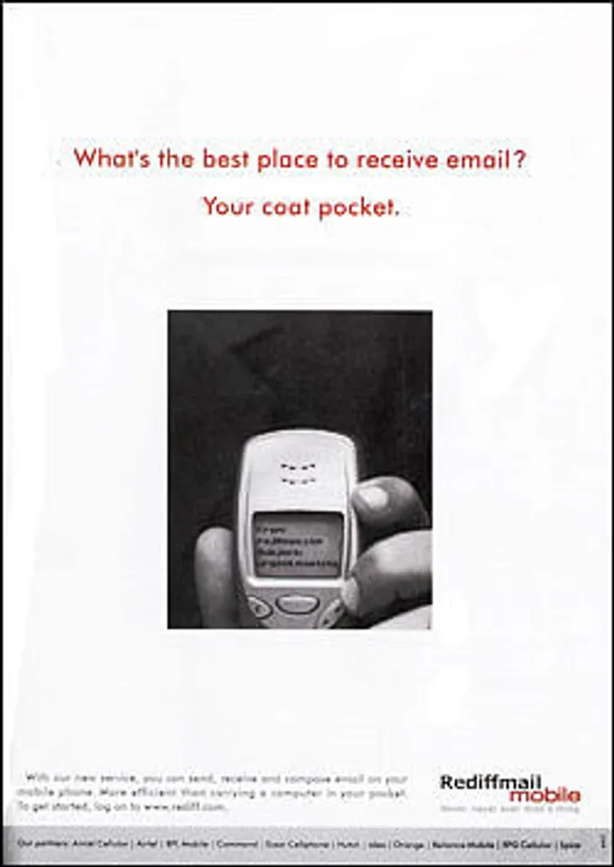 What's the best place to receive email? Your coat pocket.