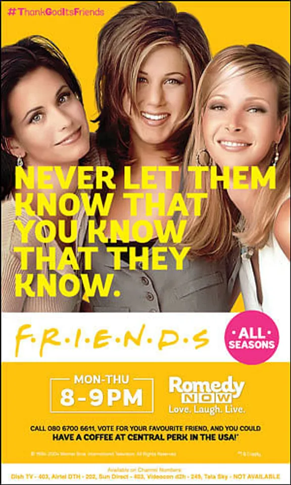 Romedy Now's "twist" for F.R.I.E.N.D.S