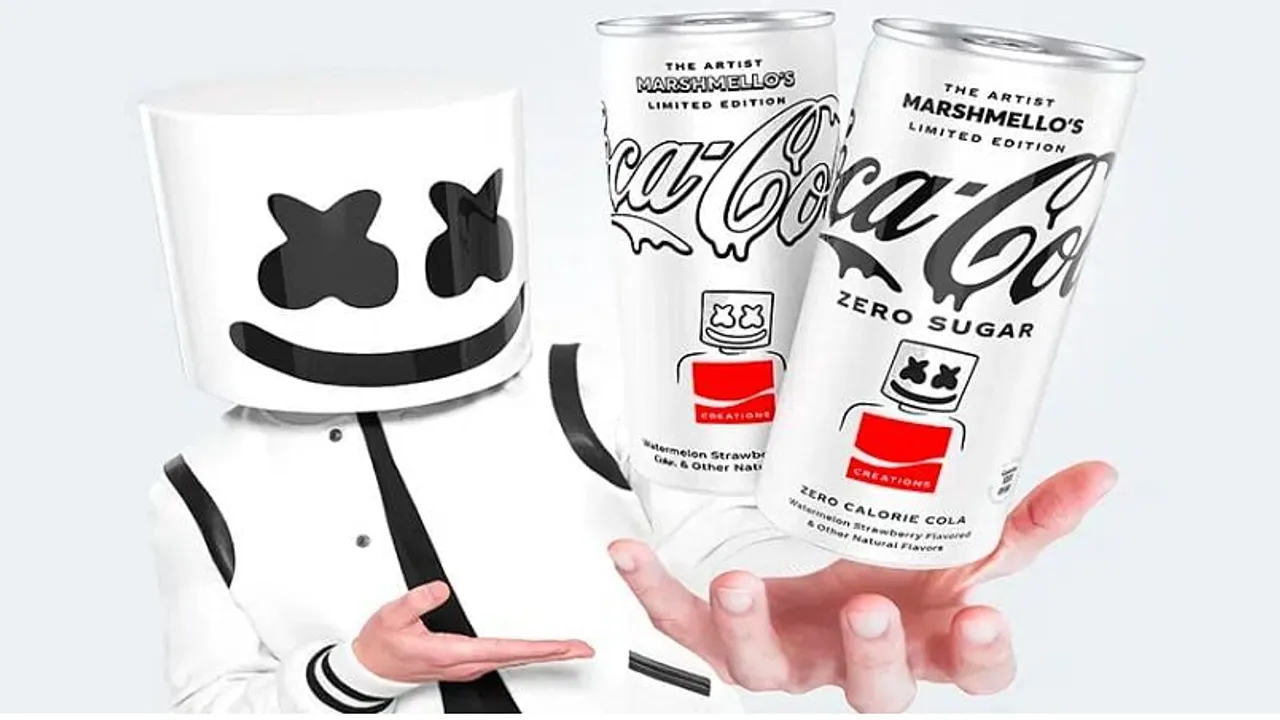 Coca-Cola and Marshmello drop a new strawberry and watermelon fusion flavour 
