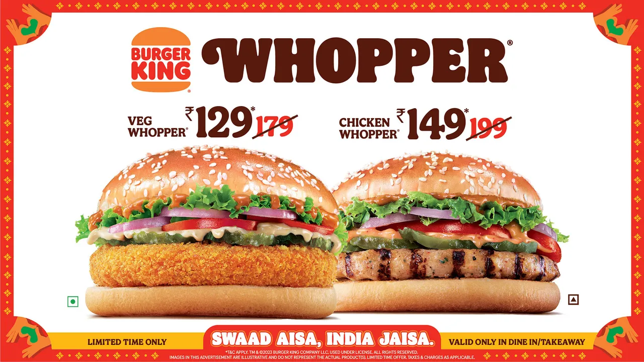 Burger King India’s Whopper redefines taste: Swaad aisa, India jaisa