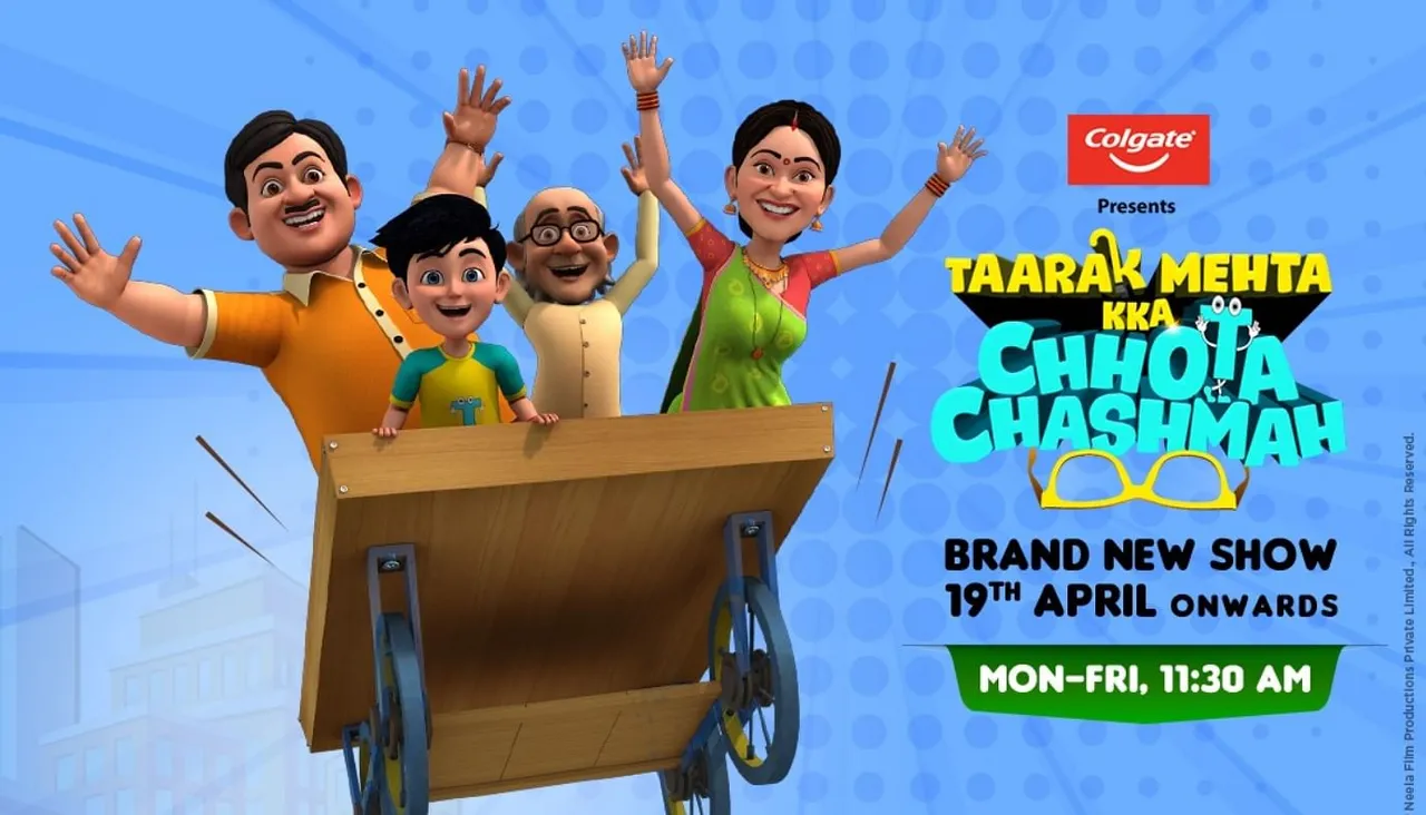With 'Taarak Mehta Kka Chhota Chashmah' Sony YAY! woos kids and parents with animation; advertiser net widens