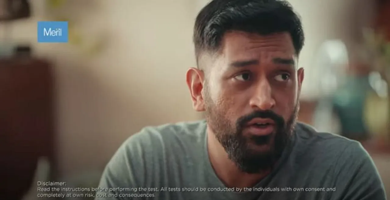 Dhoni stars in ad for self-testing COVID kits by Meril Diagnostics