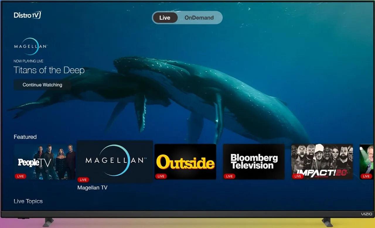 DistroTV expands distribution, now streaming free on VIZIO Smart TVs