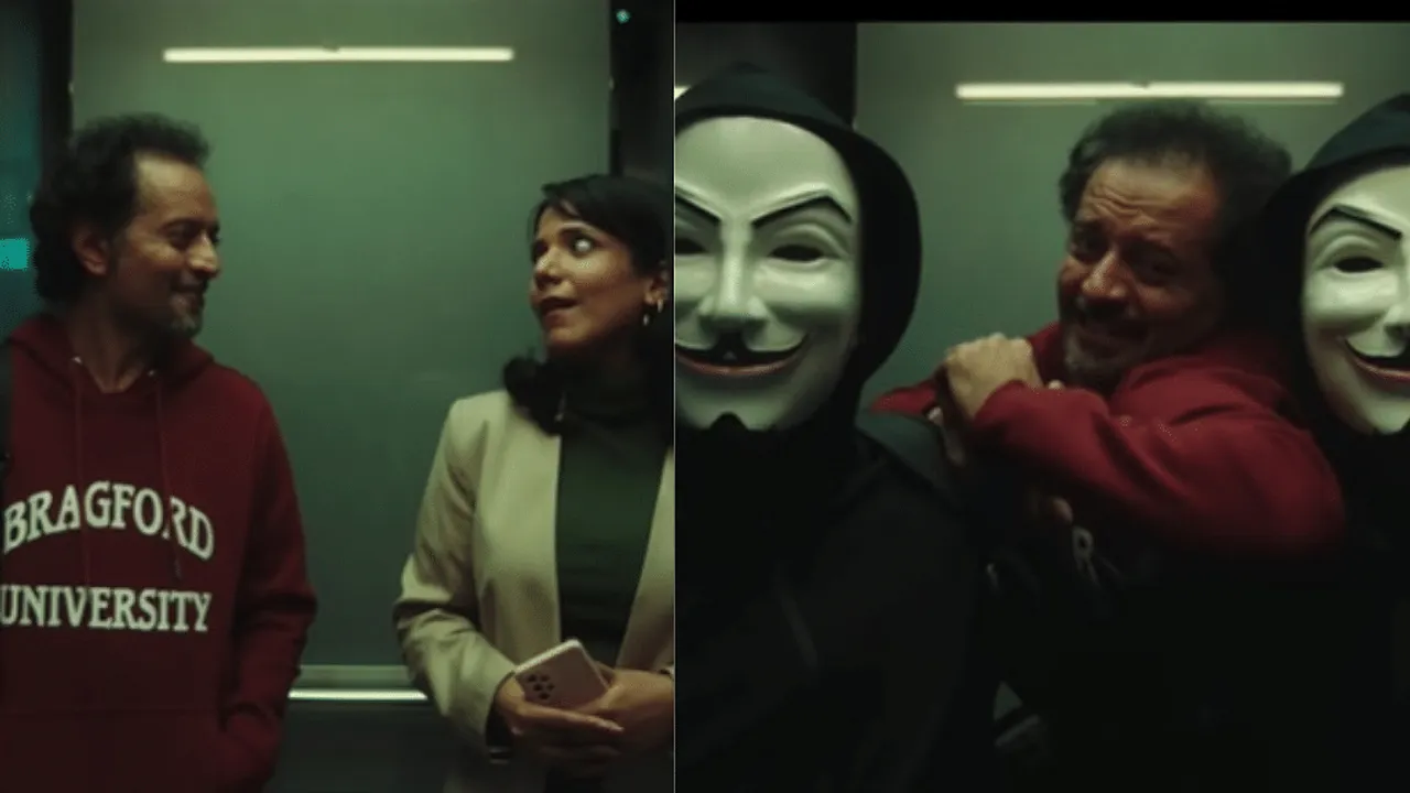 Scaler dons Guy Fawkes masks, kidnaps tech execs, and spoofs US unis and IIT in a new spot