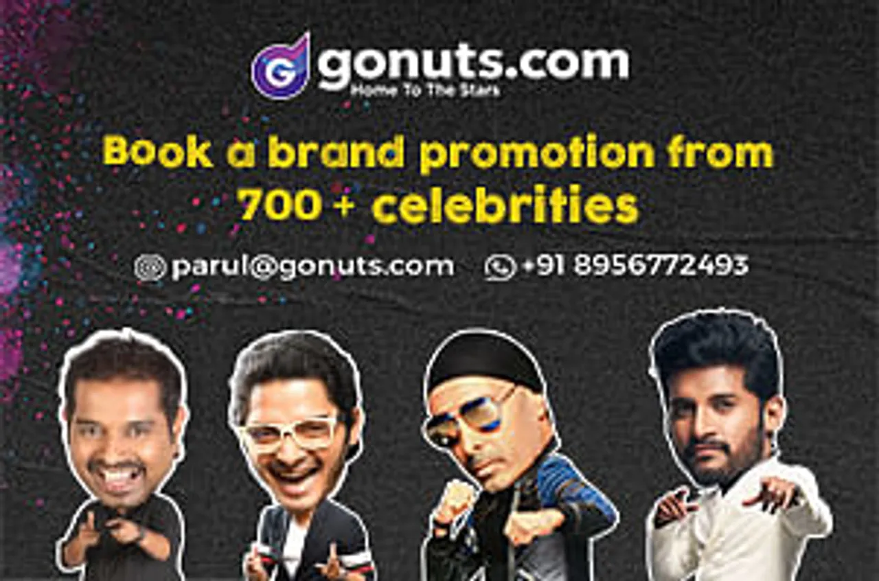 GoNuts: Celebrity Commerce that Builds Human Connection through Personalised Video messages, Influencer Marketing and Branded Content