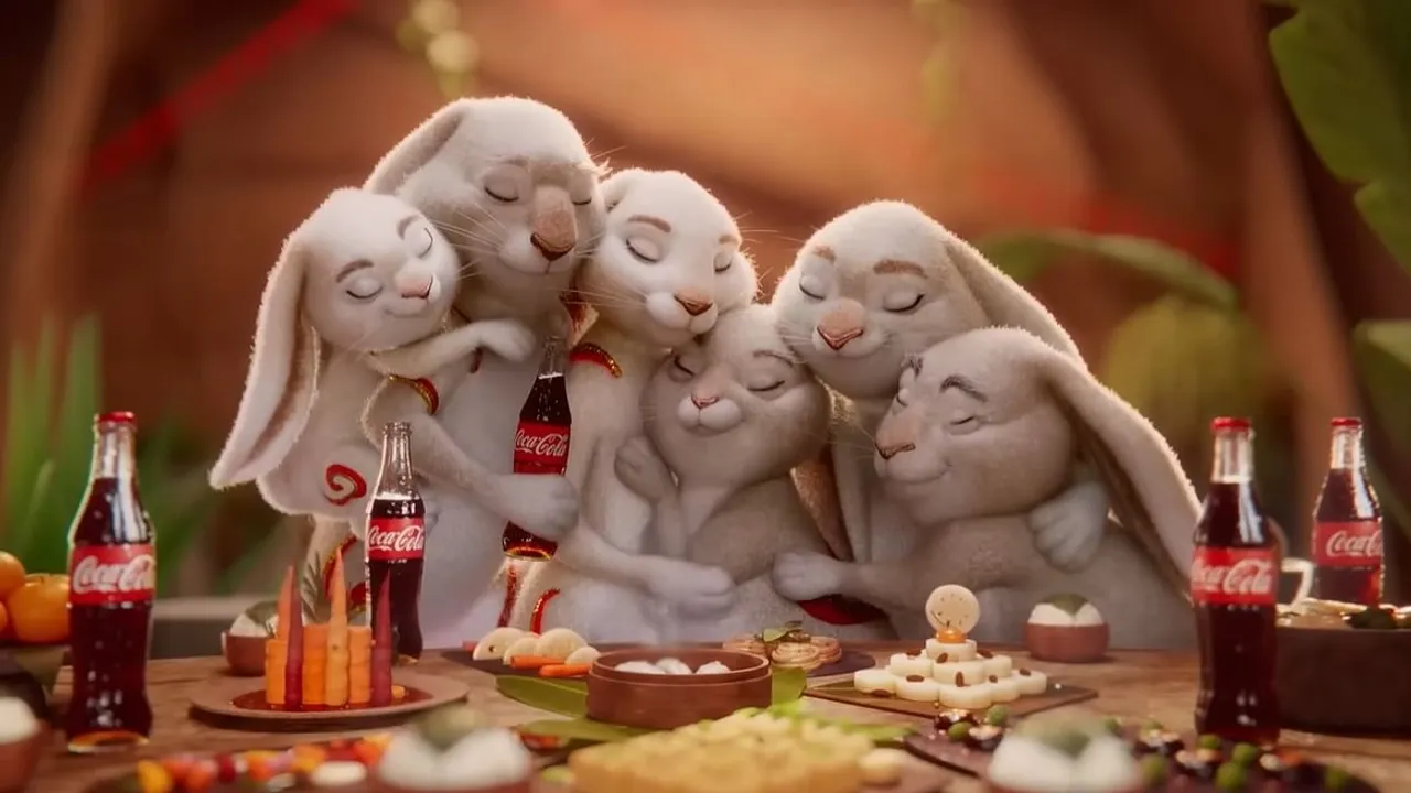 An animated spot takes the focus in the Coca-Cola campaign for the Chinese new year