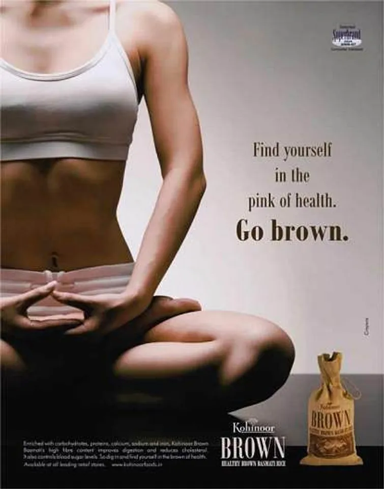 Find yourself in the pink of health.Go brown.