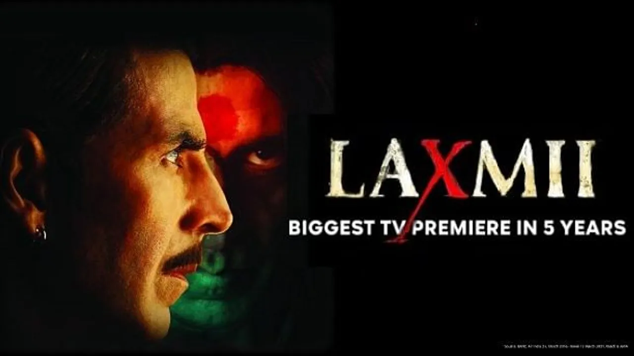 A first in 5 years, the World Television Premiere of Laxmii breaks TV viewership records