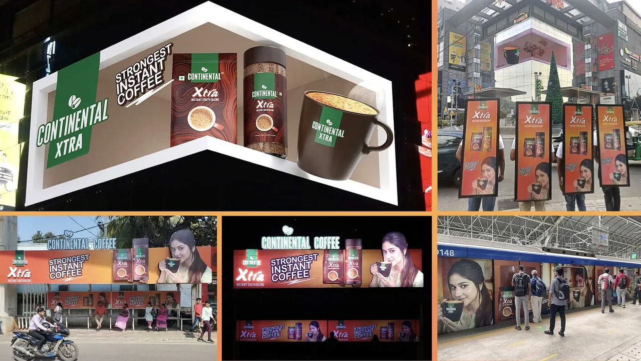 Continental Coffee delivers an ‘Xtra Strong’ 3D anamorphic campaign