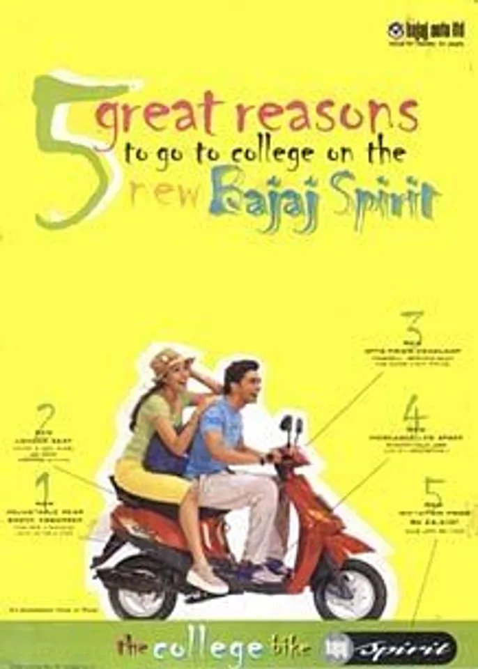 5 great reasons to go to college on the new Bajaj Spirit