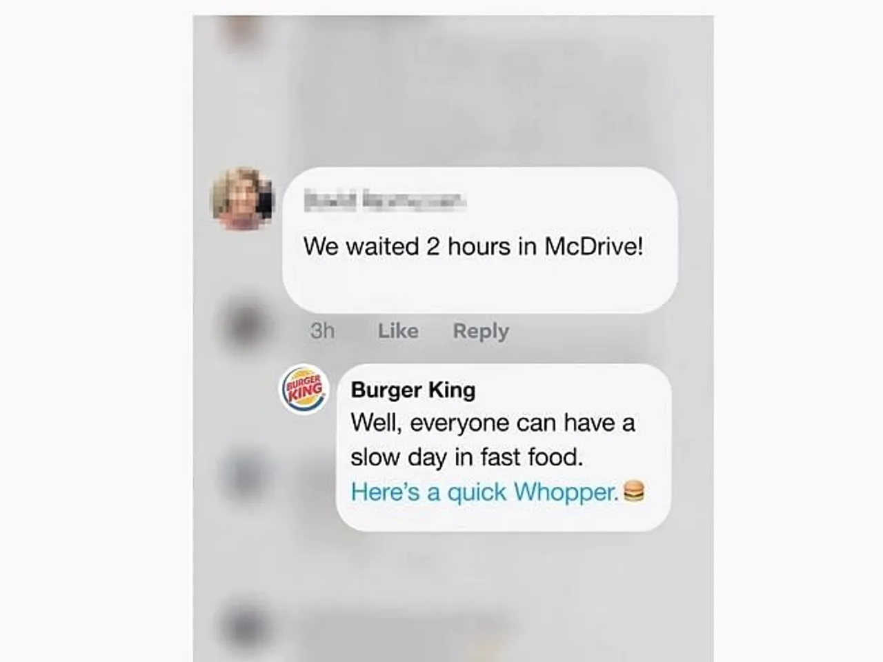 Burger King responds to disgruntled McDonald’s fans on Facebook