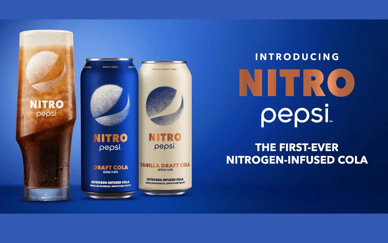 Pepsi introduces first ever nitrogen-infused cola