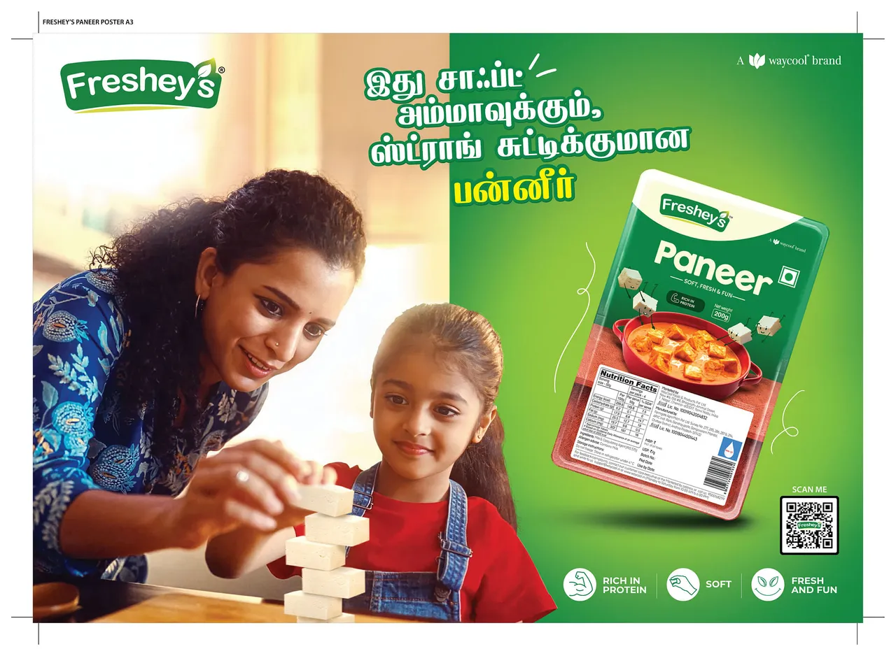 Freshey’s unveils new TVC with a message to introduce paneer as a fun protein 