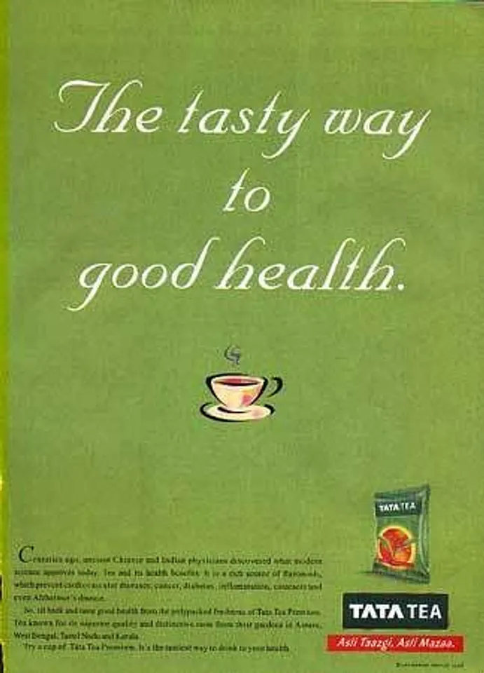 The tasty way to good health.