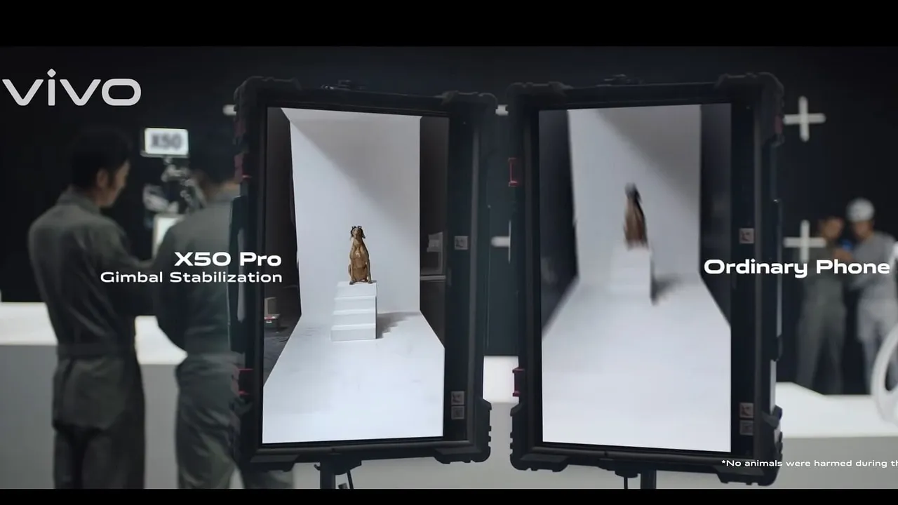 Vivo pits X50 Pro’s gimbal camera against a ‘sadharan’ smartphone's in new ad