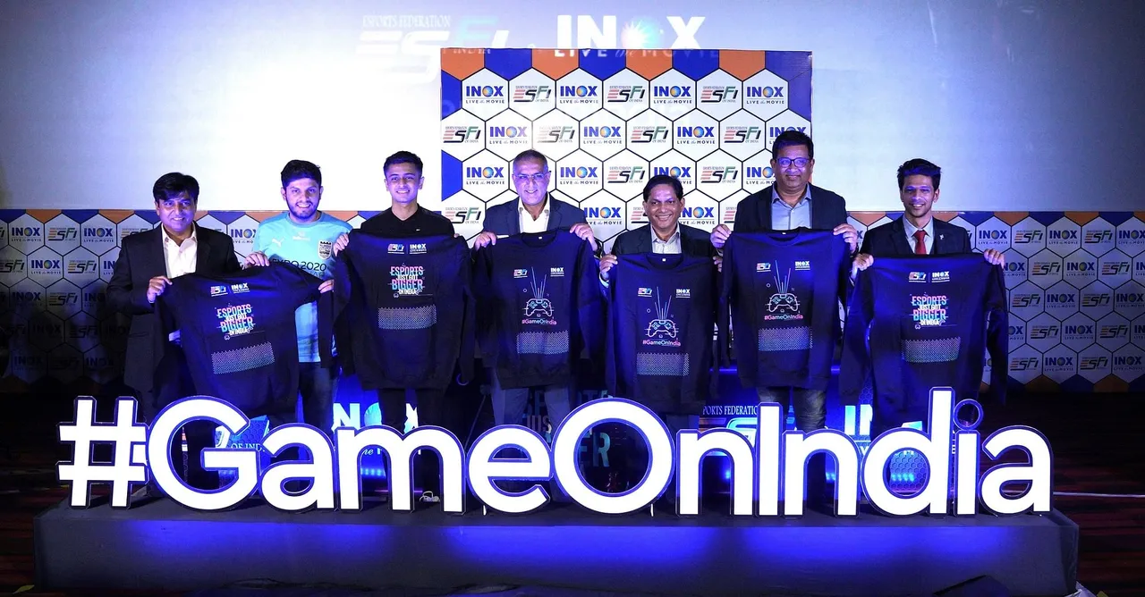 INOX joins hands with Esports Federation of India