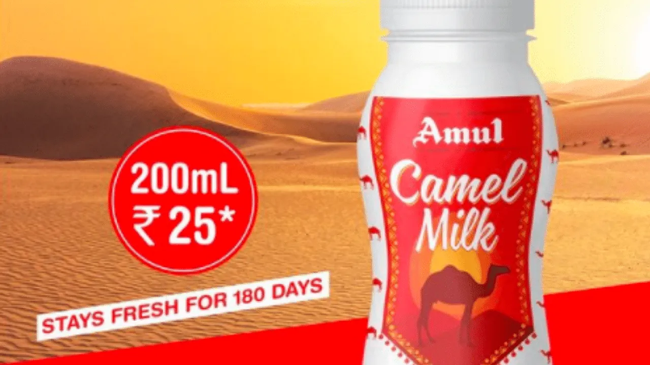 Amul launches long shelf life camel milk