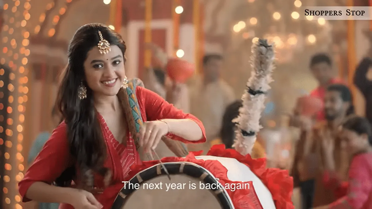 Shoppers Stop ropes in Darshana Banik for the Pujo campaign