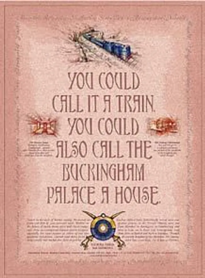 You could call it a train. You could also call the Buckingham Palace a house.