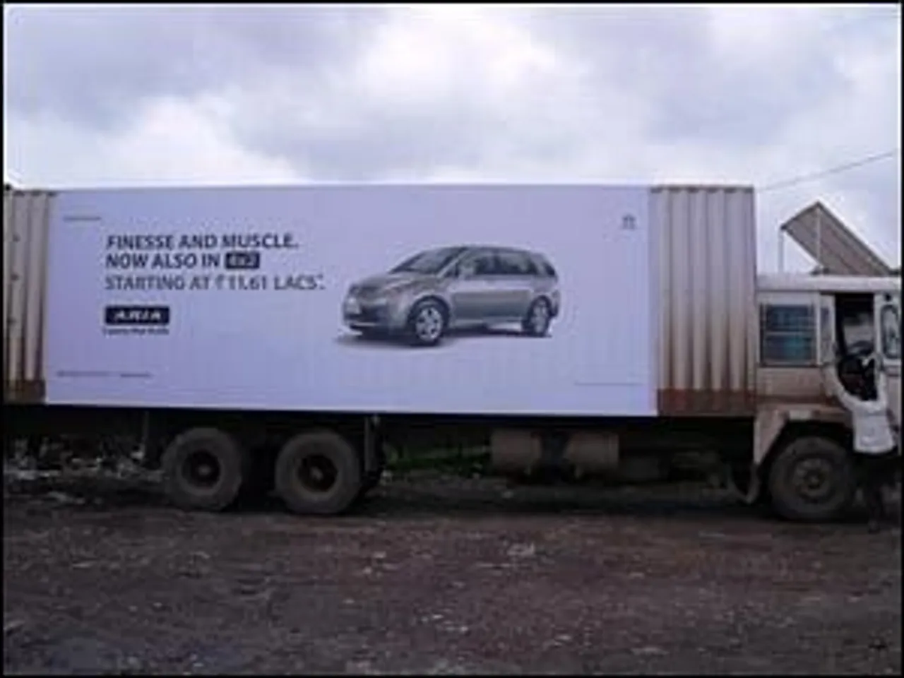Driving away with Tata Aria, courtesy Clear Channel Mudra