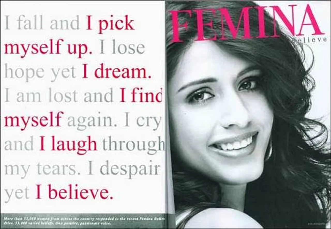 I fall and I pick myself up. I lose hope yet I dream. I am lost and I find myself again. I cry and I laugh through tears. I despair yet I believe.
