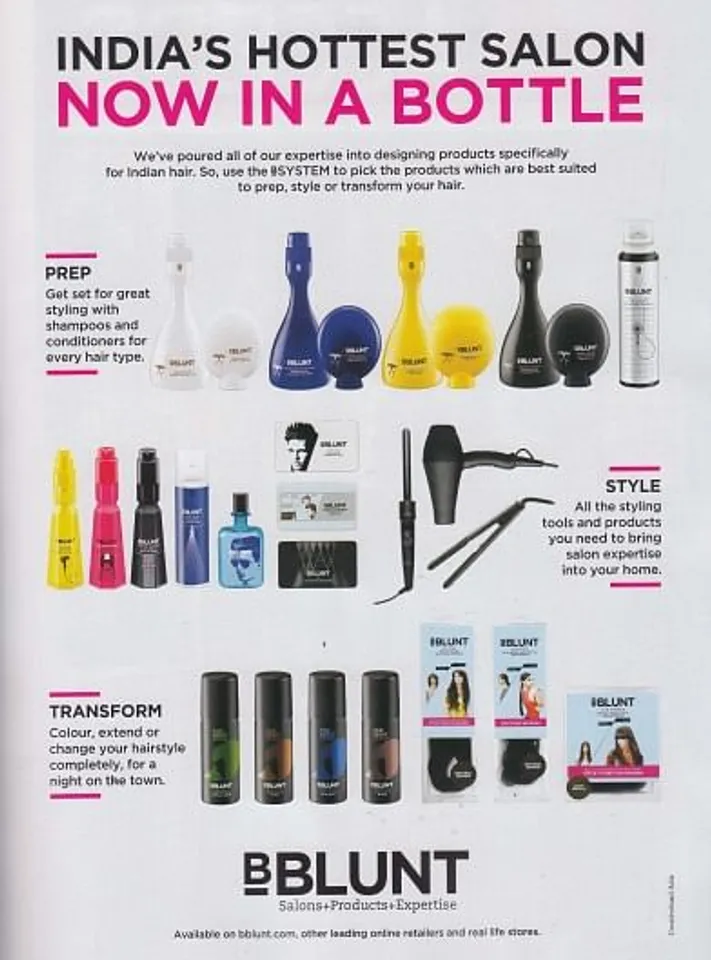 India's hottest Salon now in a bottle