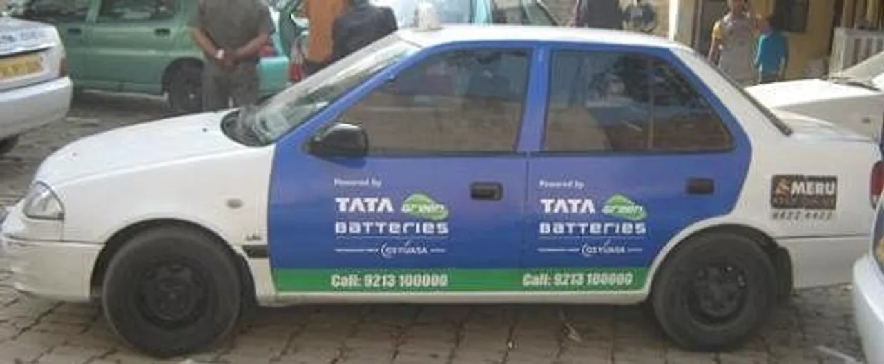 Meru Cab Branding