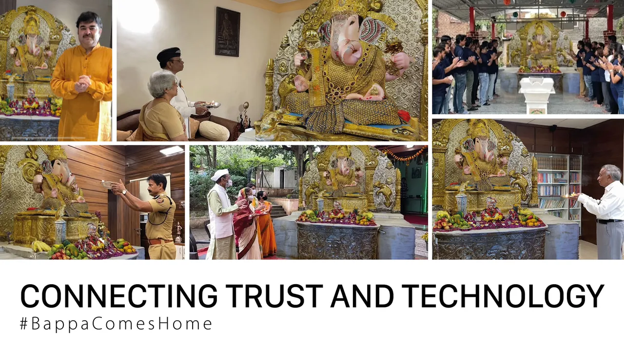 A heartfelt initiative to bring the
beloved Bappa home for devotees through Augmented Reality!