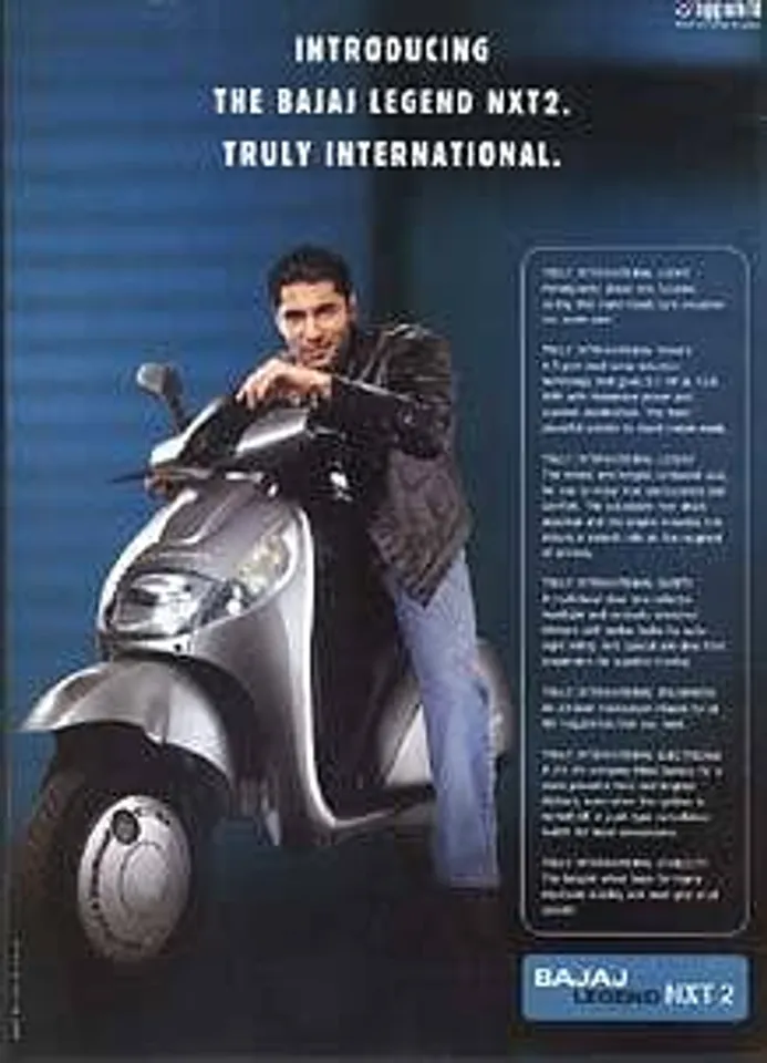 Introducing the Bajaj Legend NXT2. Truly international.