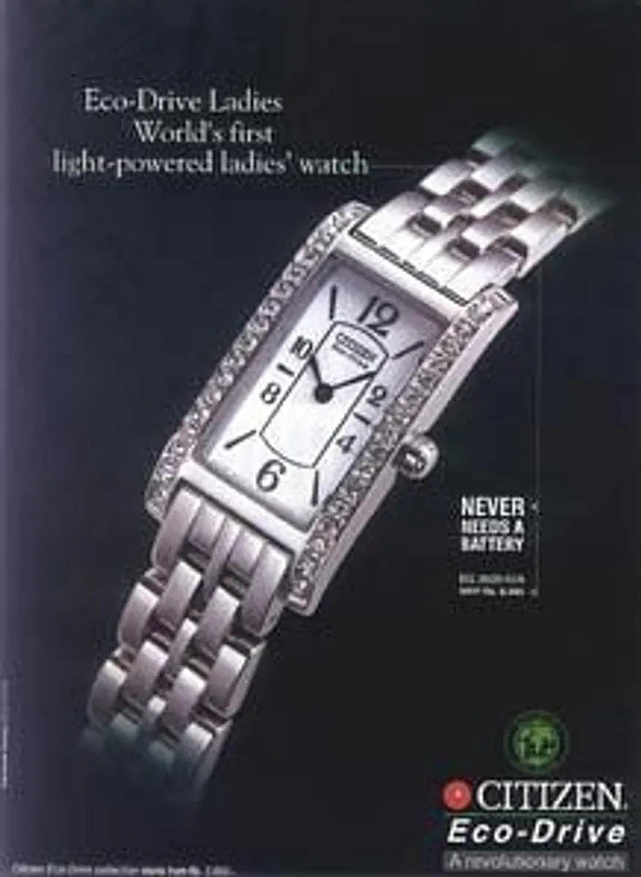 Eco-Drive LadiesWorld's first light-powered ladies' watch