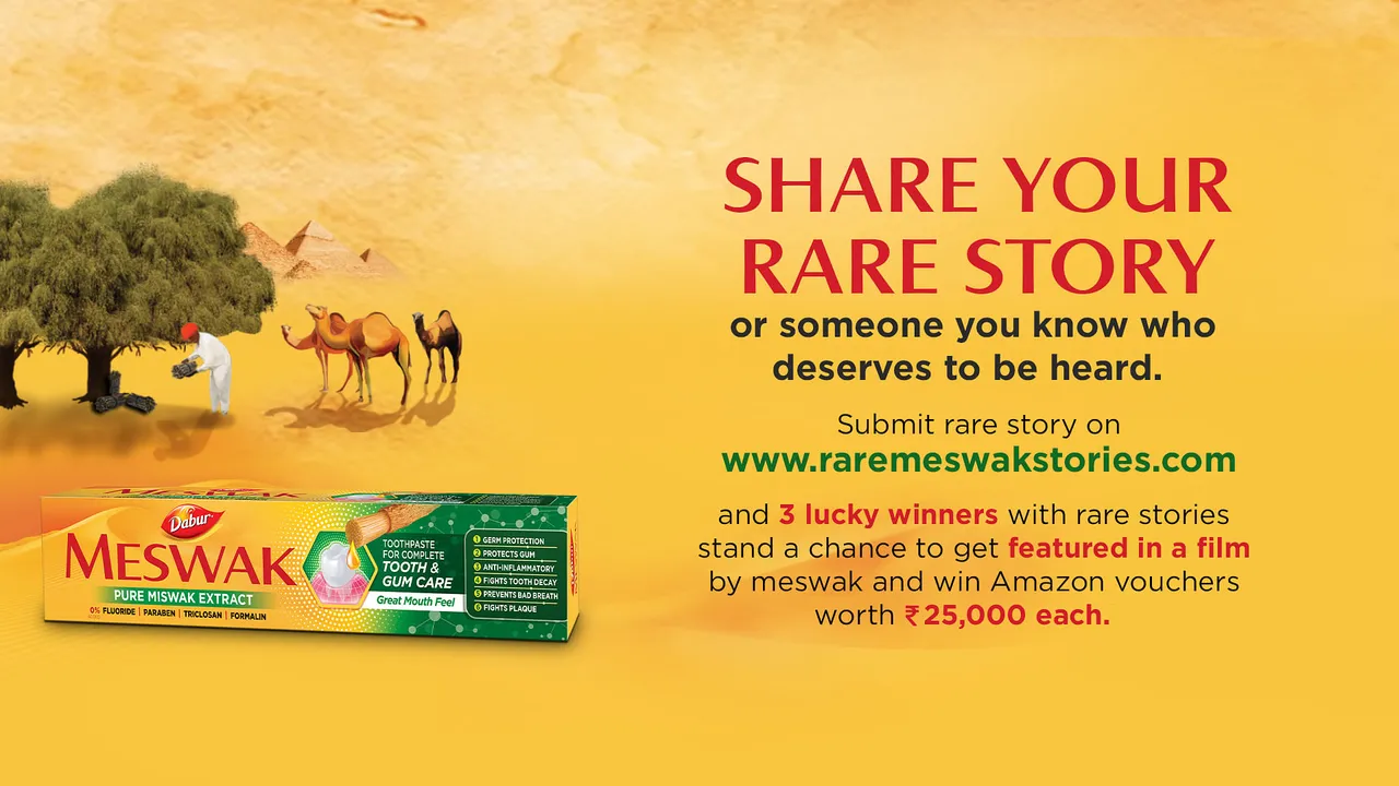 Dabur Meswak recognises and showcases rare stories 