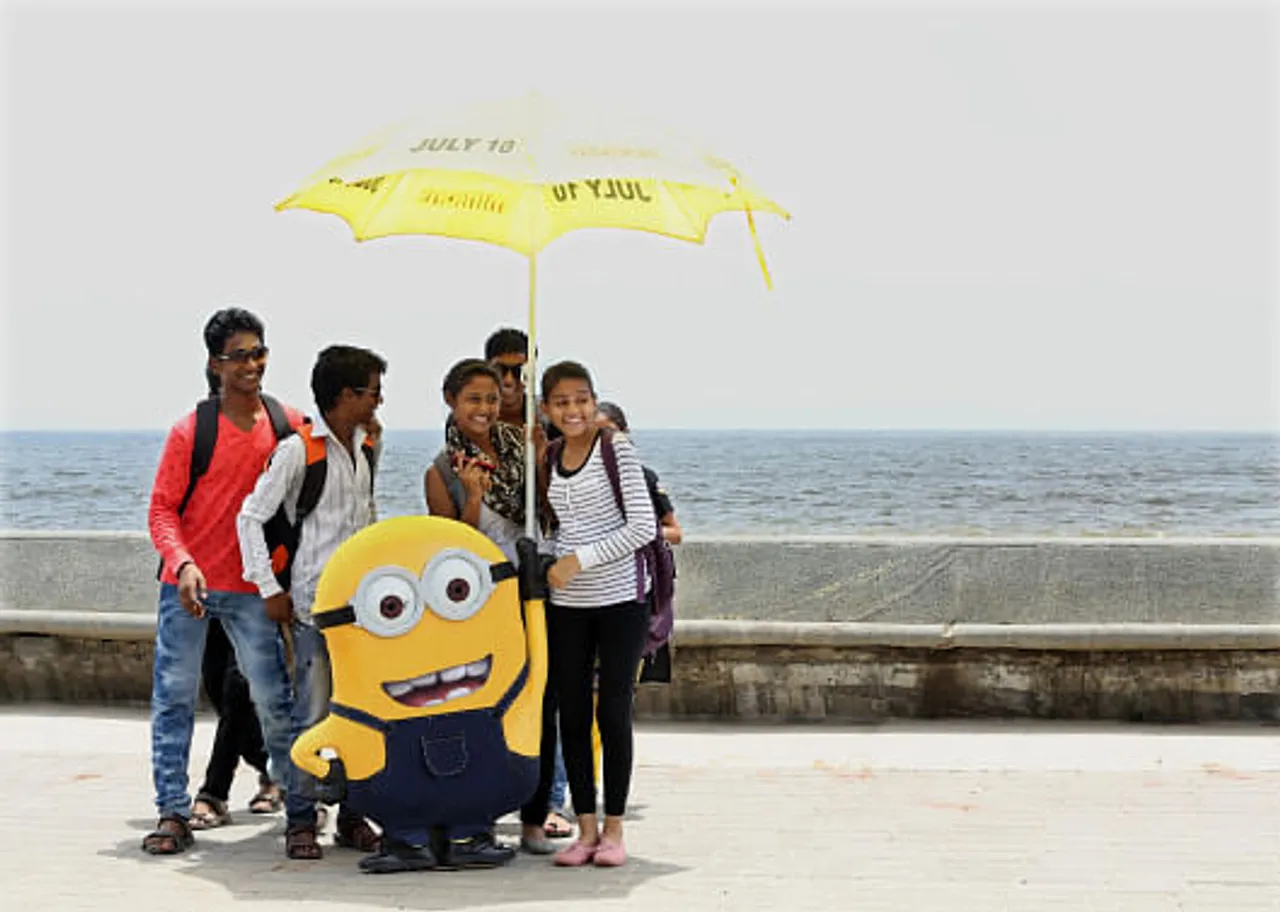 Minions at Marine Drive, 2